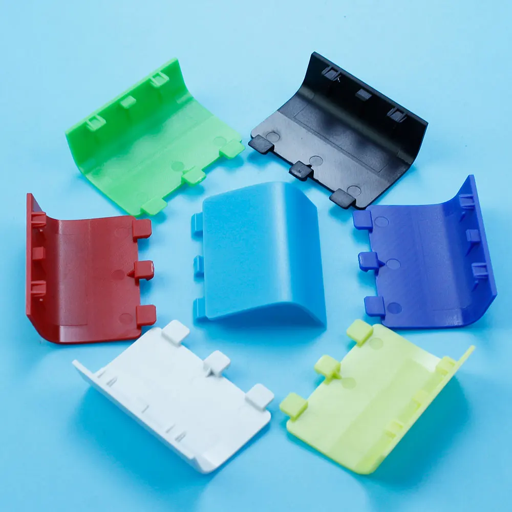 1 Stück Kunststoff-Batterieabdeckung, hintere Abdeckung, Gehäuse, 3D-Analog-Thumbstick-Joystick-Kappe, Ersatzteil für XBox Series S X Controller – Detail 2