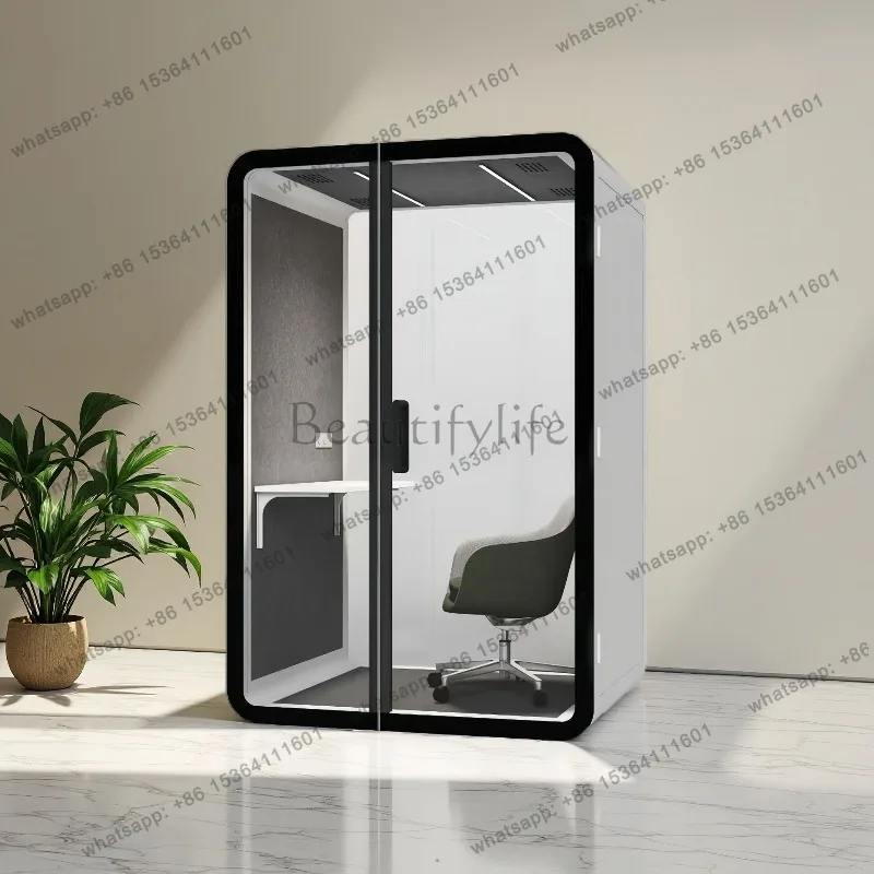 School phone booth soundproof room reception negotiation reading meeting room silent cabin noise reduction