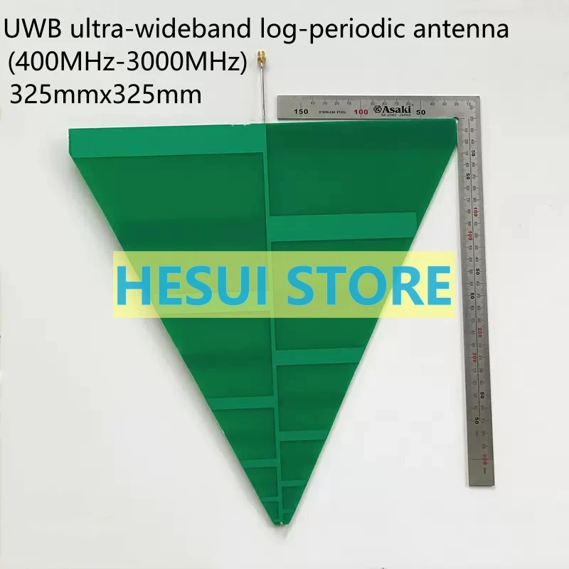 UWB ultra-wideband log-periodic antenna 400MHz-3000MHz