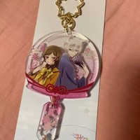 Kamisama Love Anime Keychain Women Acrylic Key Chain Man Nanase Tomoe Key Ring Pendant Ornament Accessories Friend Gift