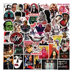 50pcs Horror Movie Combination Sticker Laptop Hand Ledger Water Cup Suitcase Decoration Waterproof DIY Sticker