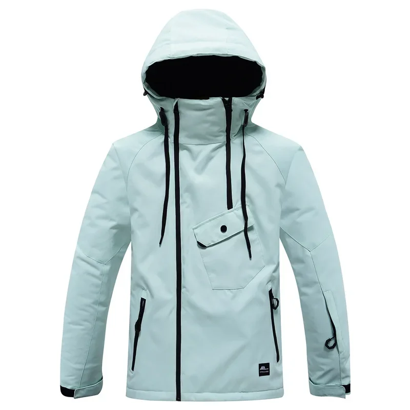 Chaqueta de esquí impermeable para mujer, abrigo de Color cálido para snowboard, montañismo, invierno, novedad de 2024