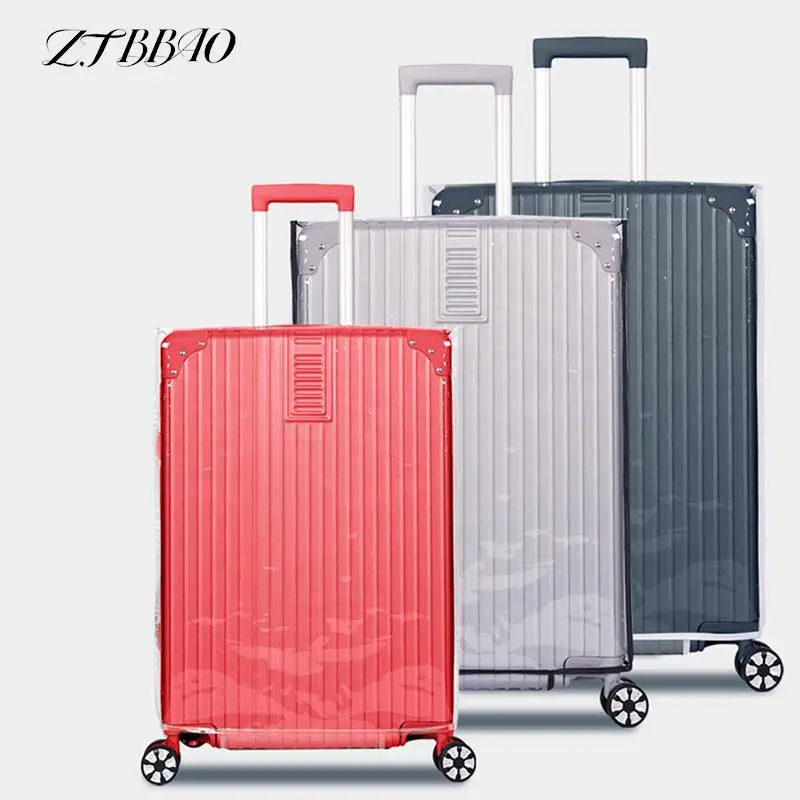 Juste de Protection de Bagages en PVC, Anti-Poussière, Anti-Rayures, Résistante à l\'Usure, pour Valise Trolley, 1 Pièce