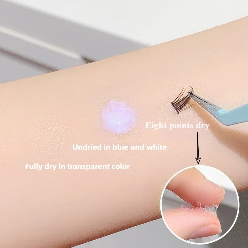 Eyelash Extension Glue Long Lasting Makeup Lashes Extension Glue for Eyelashes Waterproof Fast Dry Transparent Eye Lash Glue