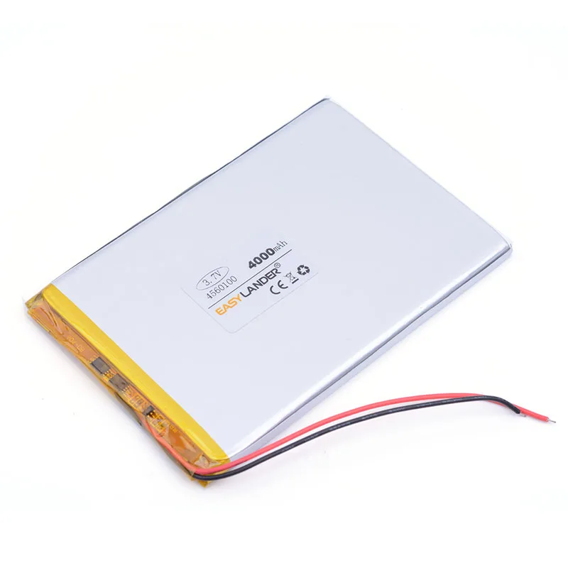 4560100 3.7V 4000mAh Rechargeable Lithium Li-ion Li Polymer Battery F  elf U25GT 7 Inch  DVD  GPS DVR toys 4560105