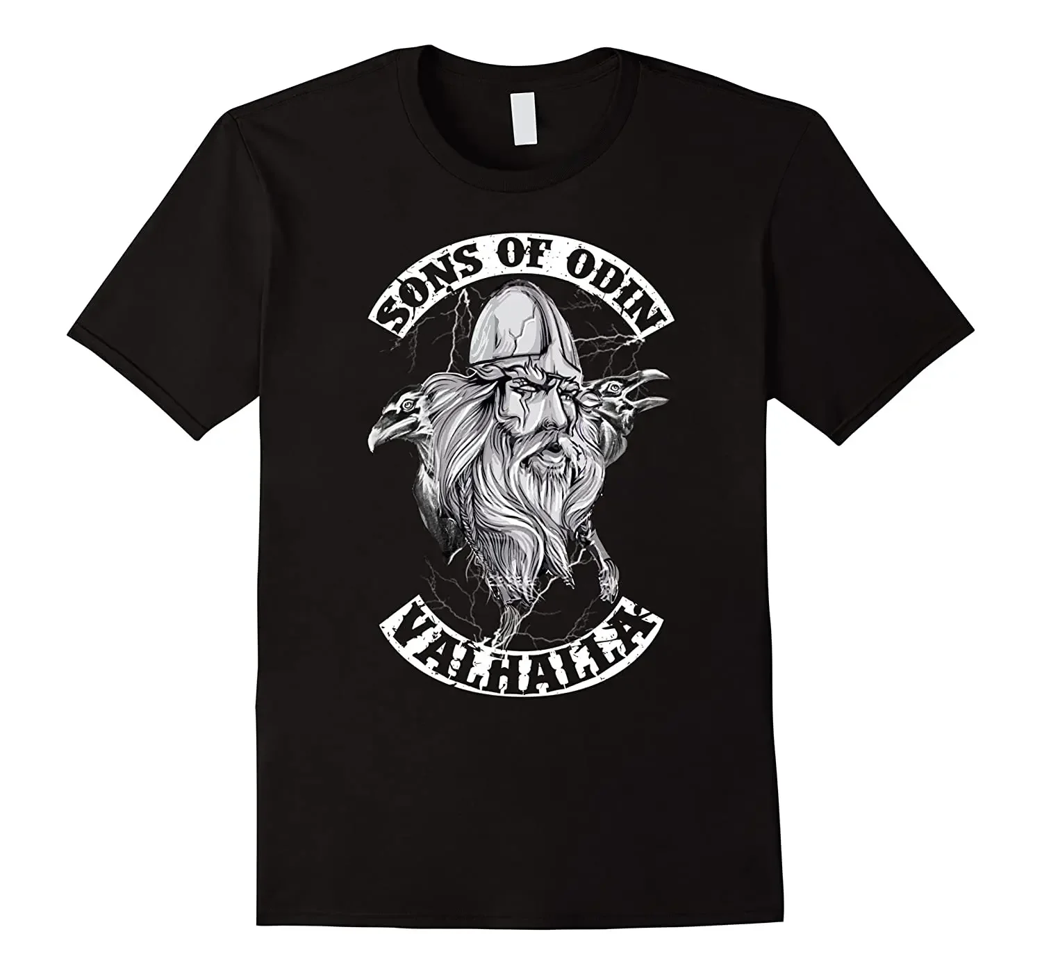 Nordic warriors – Valhalla T-Shirt. Summer Cotton Short Sleeve O-Neck Mens T Shirt New S-3XL