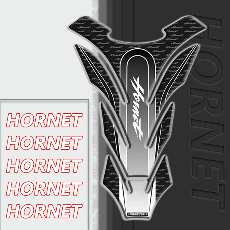 Motocicleta Fuel Tank Pad Protector, 3D Fishbone Adesivo, Hornet Decor Decalques, Hornet Decor, CB750, CB600F, CB 750, CB 600F, HORNET 600, 900