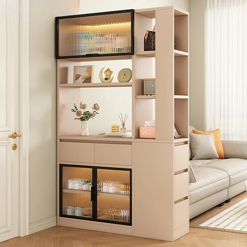 

Book Wood Display Cabinet Standing Glass Drinks Jewelry Display Cabinet Living Room Nordic Meuble De Rangement Furnitures