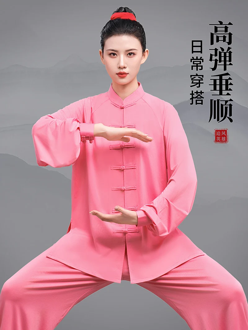 Women's & Men's 2026 Spring Autumn Tai Chi Uniform - Morning Practice & Ba Duan Jin Performance