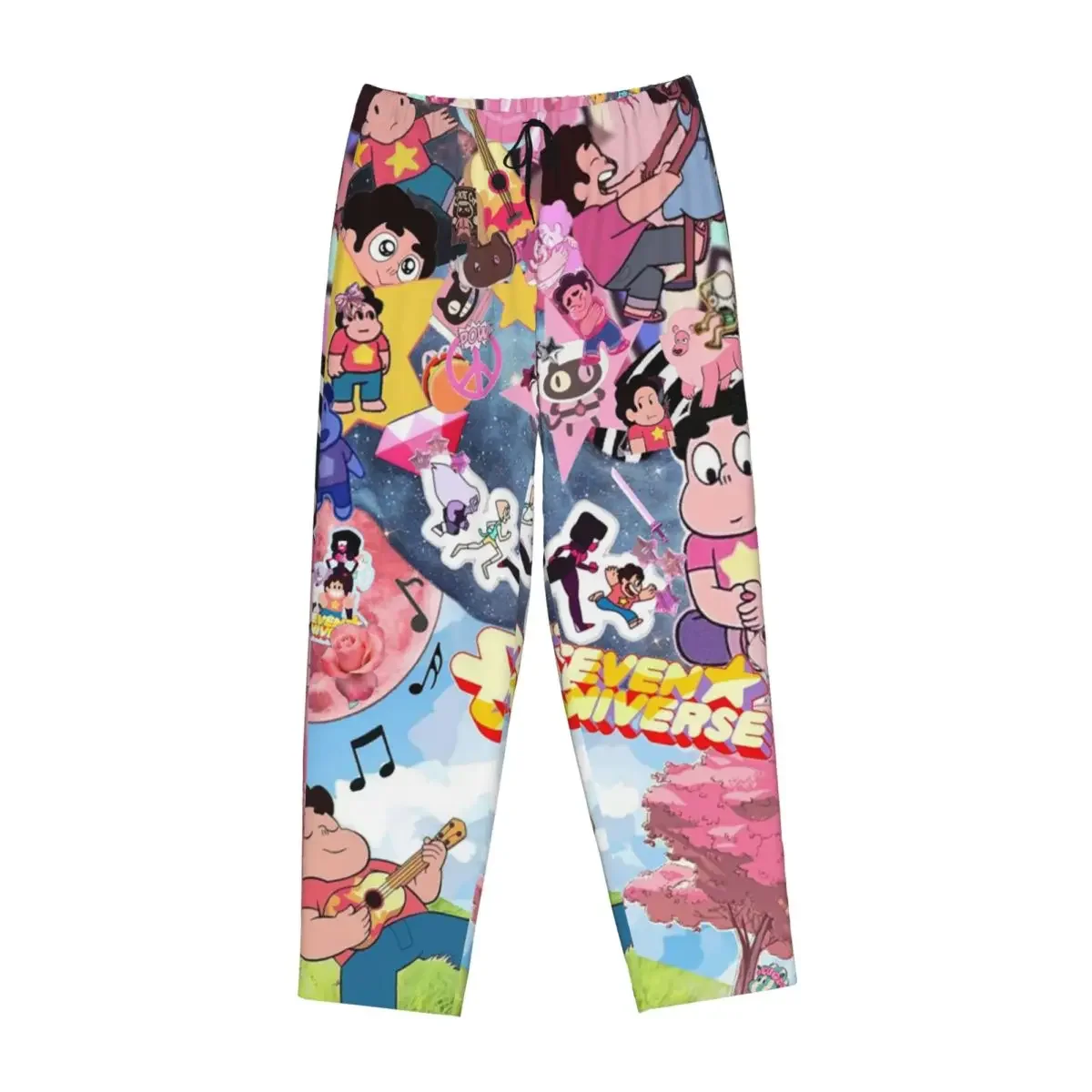 

Custom Steven Universe Women Pajama Pants Lounge Sleep Sleepwear Bottoms with Pockets