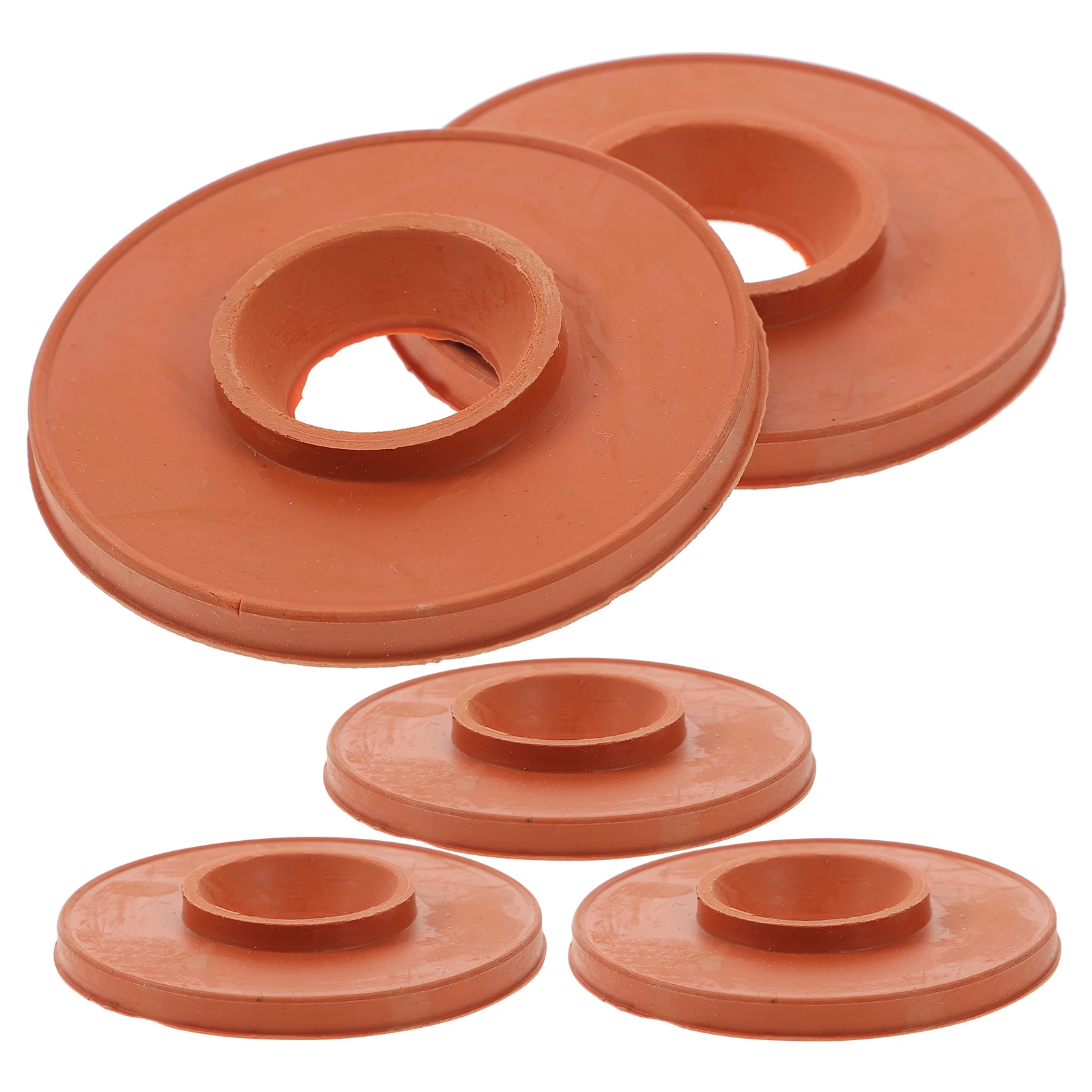 5pcs Adapter Funnel Filtration Adapter Rubber Filters Acid Alkali Resistant School Chemistry Filter Pads