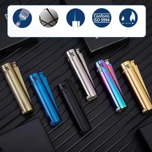 CLIPPER-Butane غاز ولاعة الشعلة النفاثة ، عجلة طحن معدنية ، اكسسوارات تدخين السيجار ، أدوات رجالية ، هدايا ، أصلي ، إسبانيا أعلى 6 مبيعات أخف وزنا نادر - رقم 3