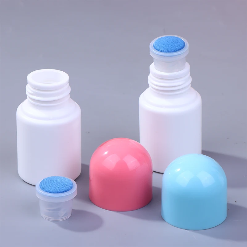 30ML Lege Smudge Fles Vloeibare Applicator Opslag Fles Spons Hoofd Pijn Geneeskunde Vloeibare Fles Daub Vullen Liniment