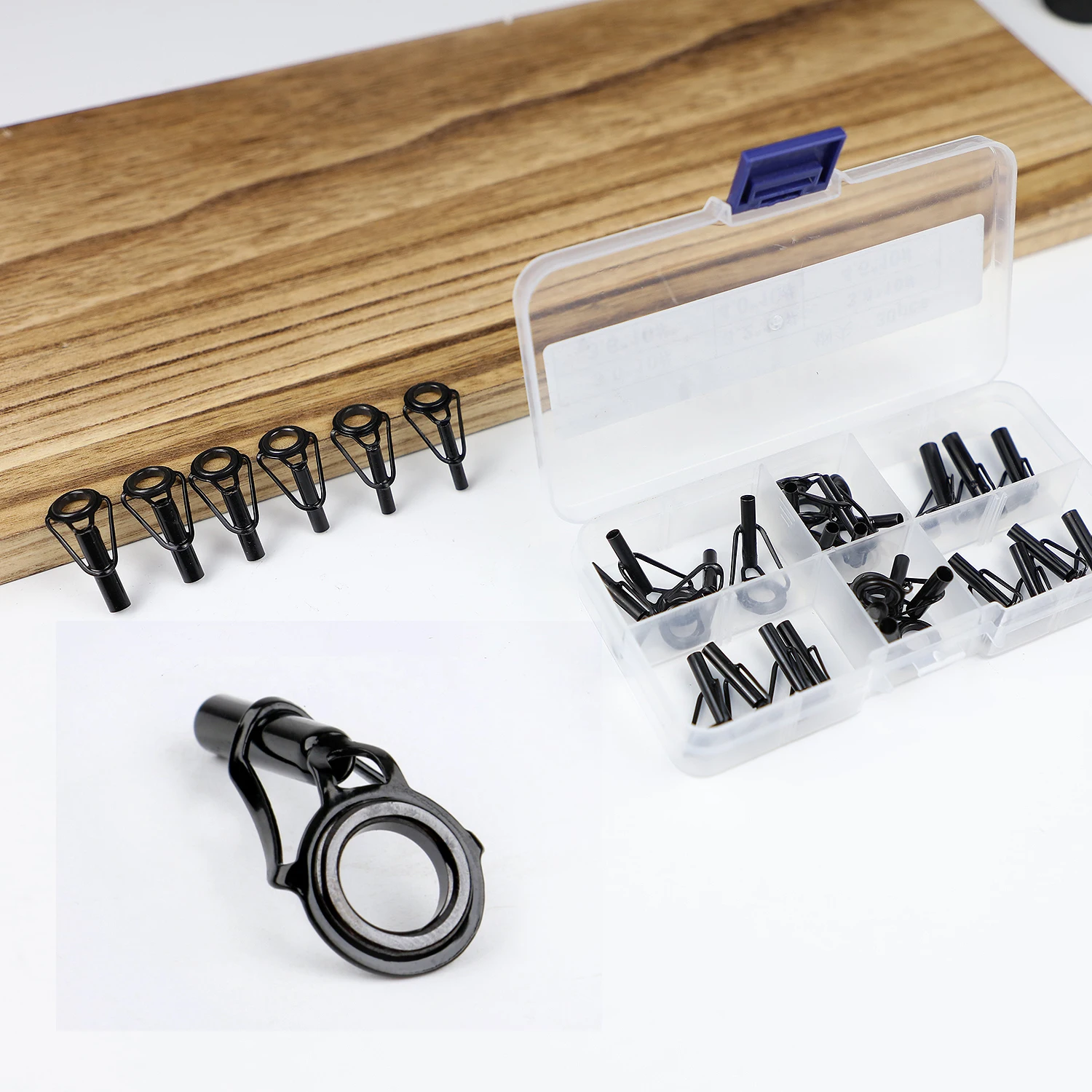 無料フィッシャー釣り竿ガイド、30個/箱ステンレススチールリ - Fishing Rod Tip Replacement のレビューと価格
