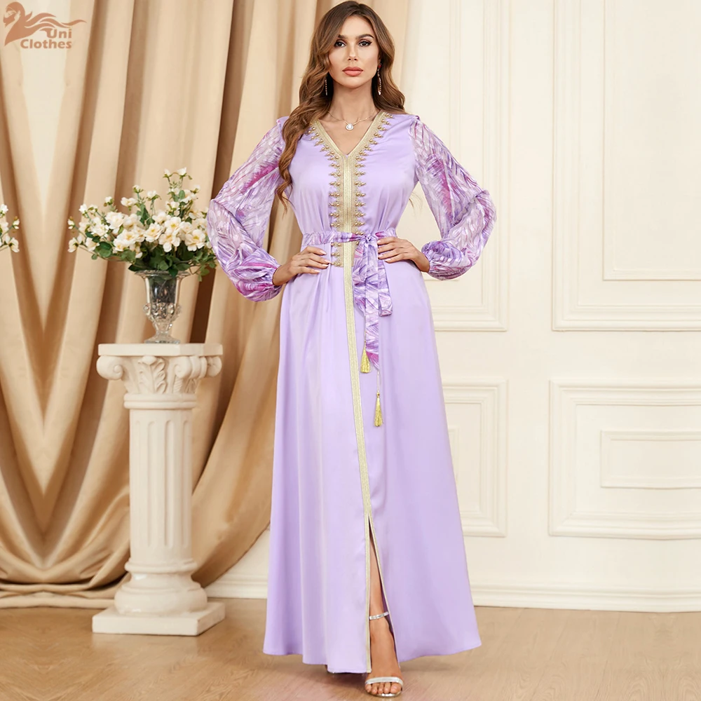 

Eid Party Dress Women Muslim Abayas Ramadan 2024 Arab Morocco Abaya Dubai Islam Kaftan Robe Longue Musulmane Vestidos Largos