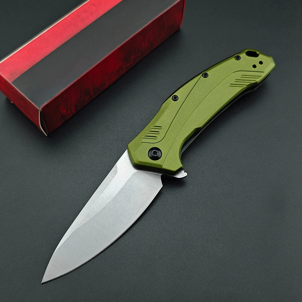 KS 1776 Outdoor T6 Aluminum Handle Pocket Knife D2 Steel Blade EDC Multifunctional Folding Kinfe for Wilderness Adventure