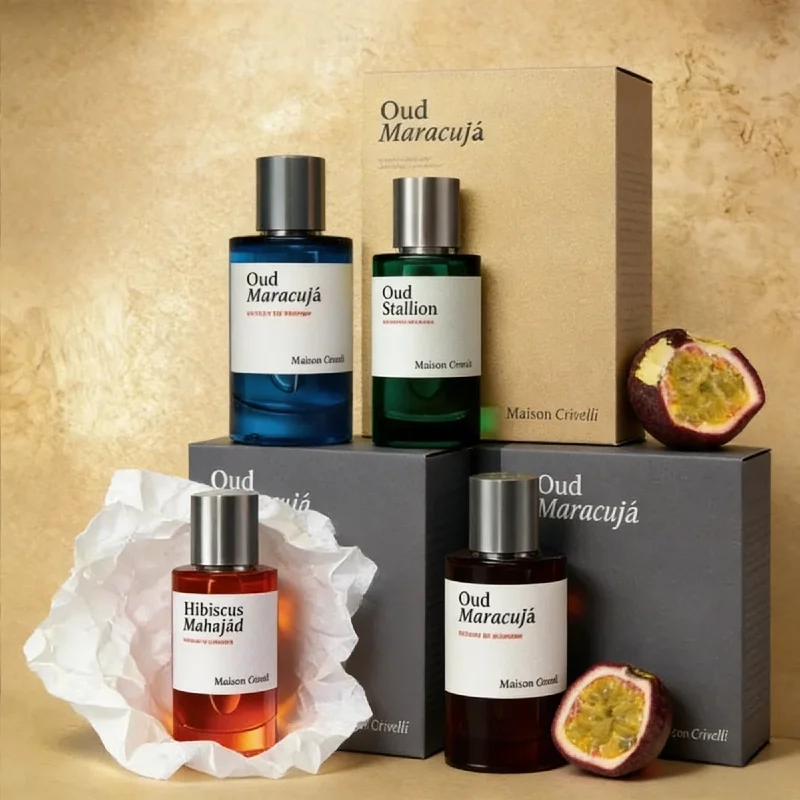 Unisex Oud Maracuja Eau De Parfum 1.7oz Spray - Gentle Essential Fragrance Arabic Cologne for Men