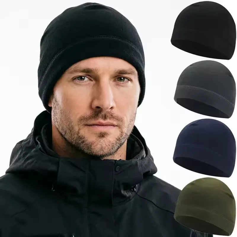 1/2/4pcs Outdoor Polar Wool Warm Hat For Cycling, Running, Windproof Headgear, Ear Protection, Headband, Hat, Hiking, Skiing