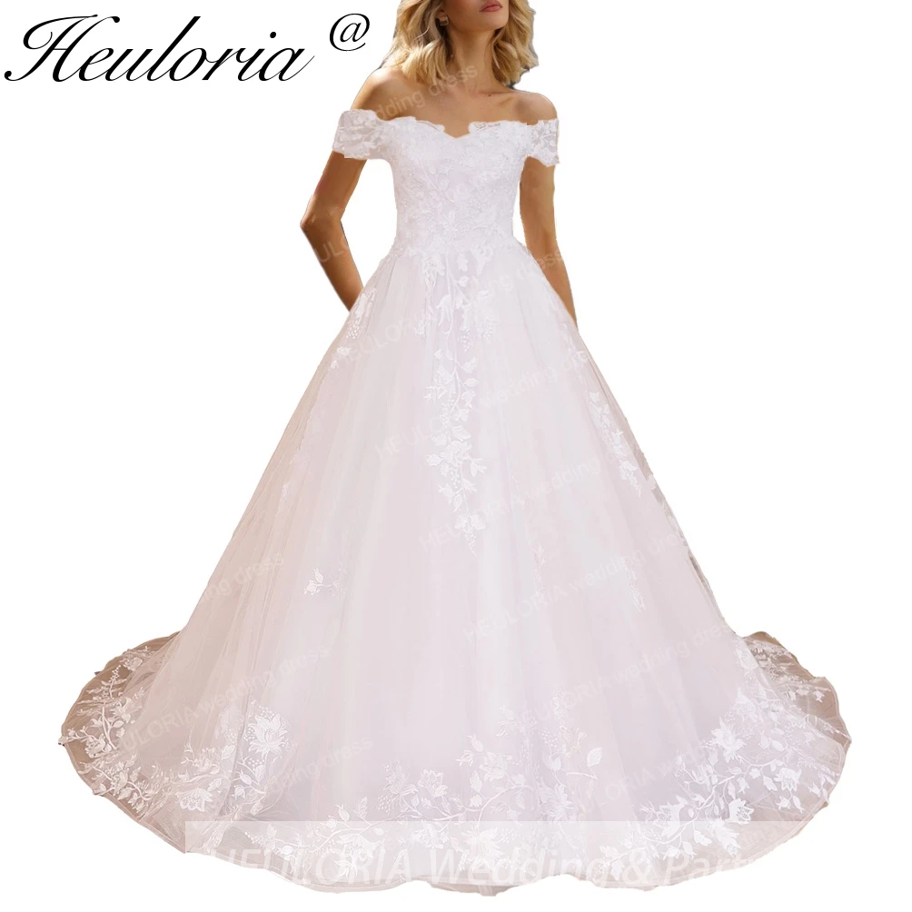 Ball Gown Princess Wedding Dress long sleeve bride dress plus size Lace Appliques vestido De Noiva Sweep Train Bride Bridal gown