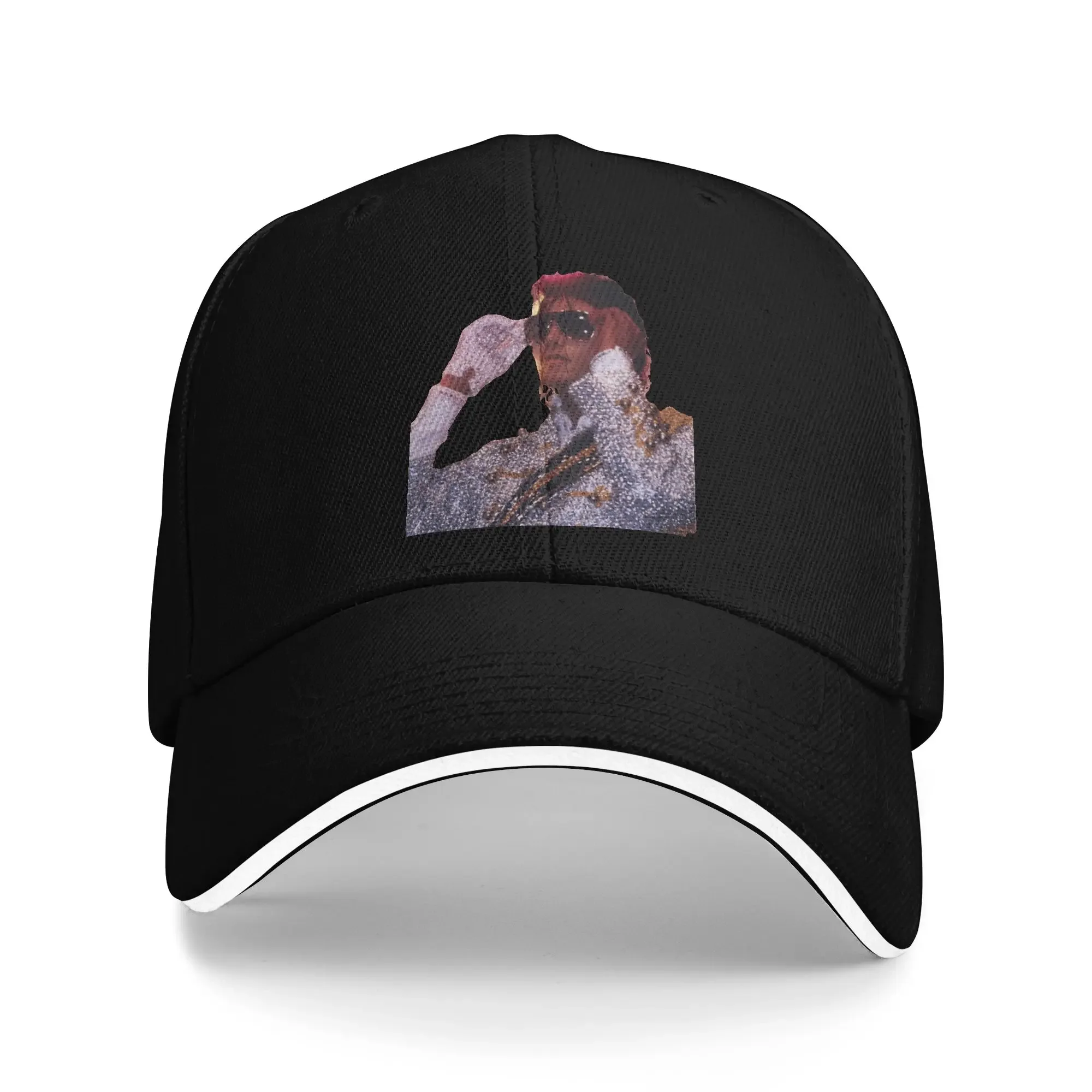 New MJ King Of Pop Victory Tour Sandwich Cap Unisex ,Sport,Baseball Cap Sandwich Hat Adjustable Polyester Hat High Quality Cap