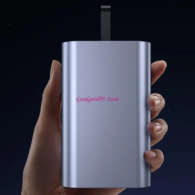 Bidirectional Charging DIY Power Banks Aluminum Shell Quick Recharges Capable 