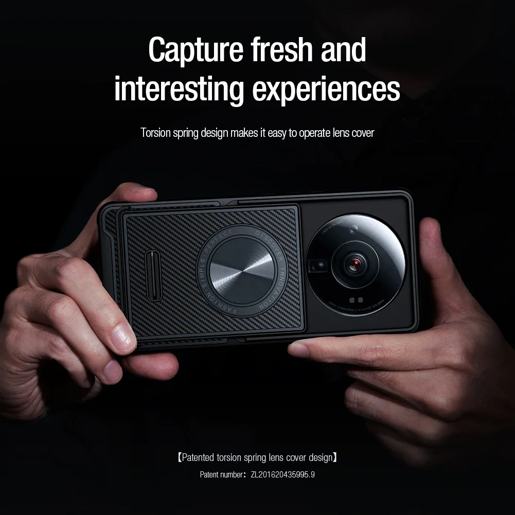 Nillkin for Xiaomi Mi 12s Ultra 5G Case Leitz S Case-Collector's Edition Leather Lens Cover Camera Protection for Mi12s Ultra