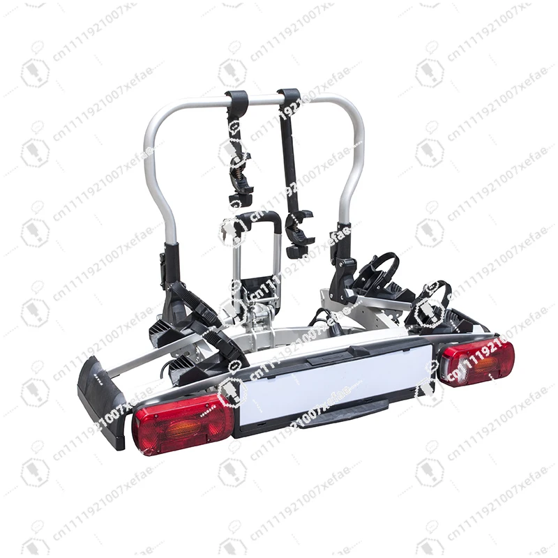 

Tool-free installation of 2 aluminum bicycles with taillights