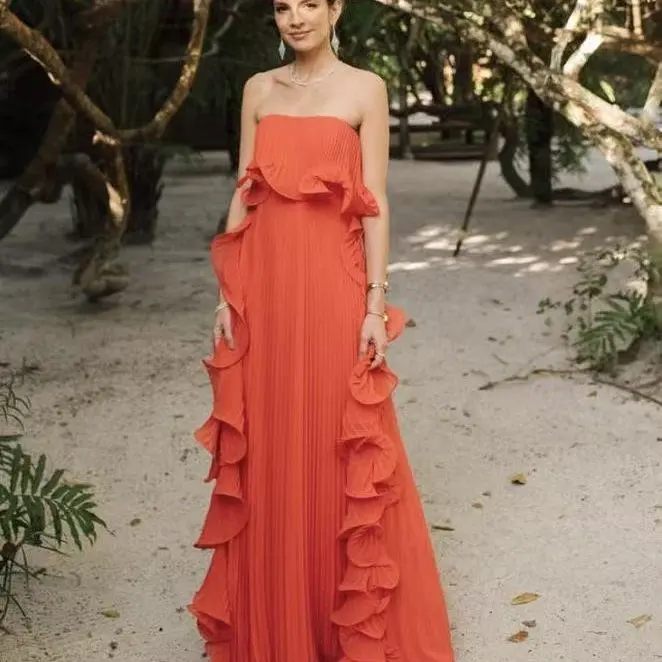 Thumbnail 2 - #46 Discounted Flowing Long Dress Worth Buying