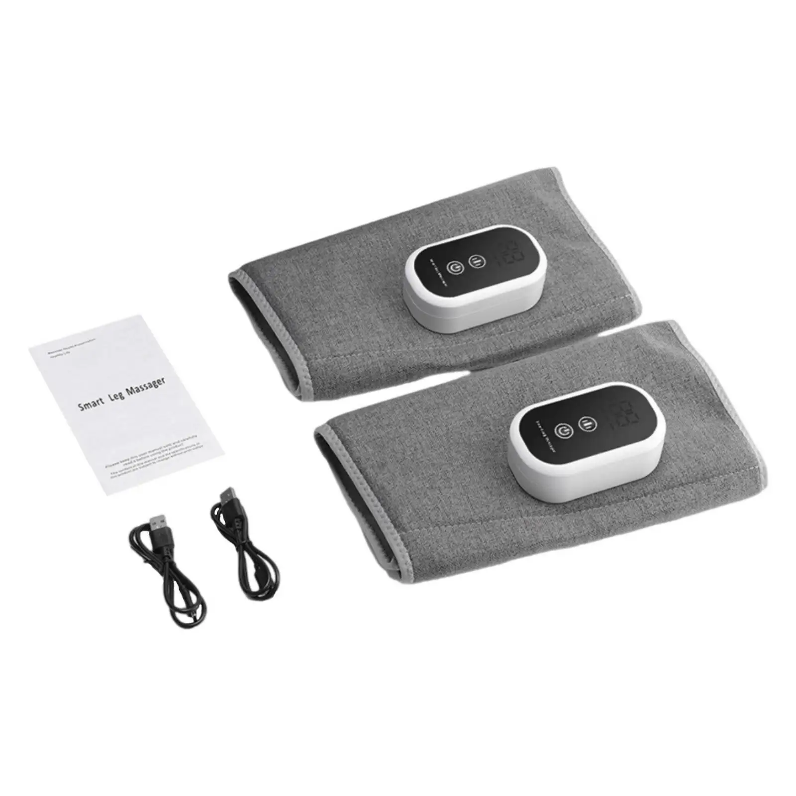 Rechargeable Calf Massage Wrap with Upward Airbag Compression Kneading Soothing Lifting Modes for Muscle Relaxation and