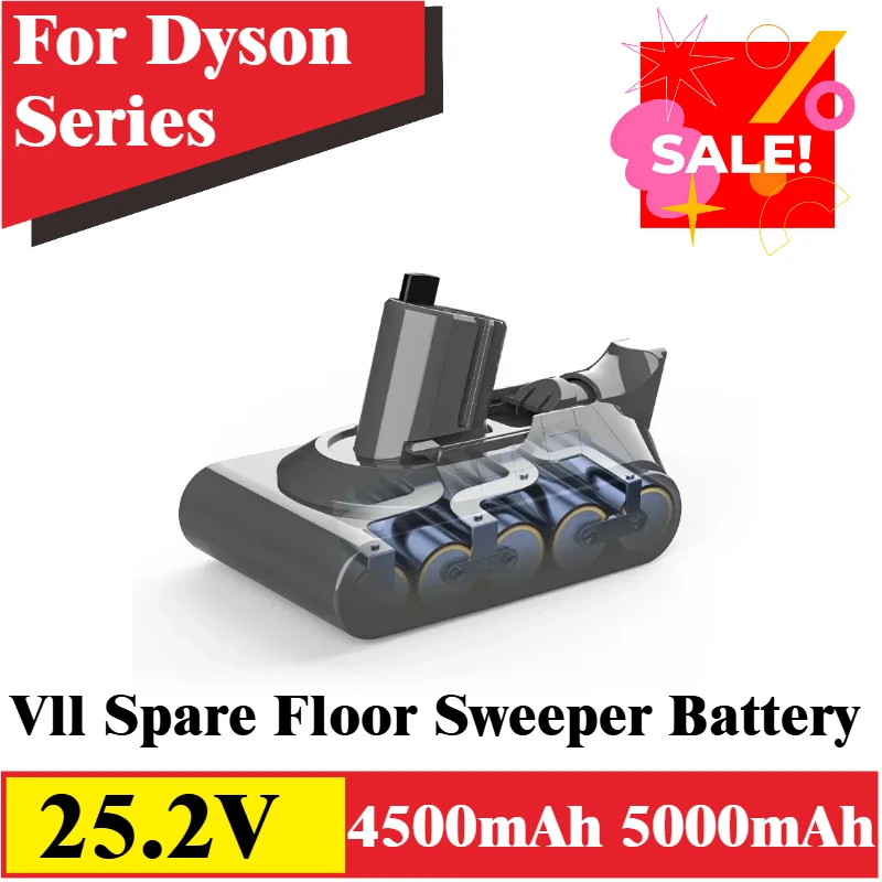 

4500mAh 5000mAh Rechargeable battery for Dyson V11 SV15 SV18 Handheld Vacuum Cleaner Battery Spare Floor Sweeper Battery