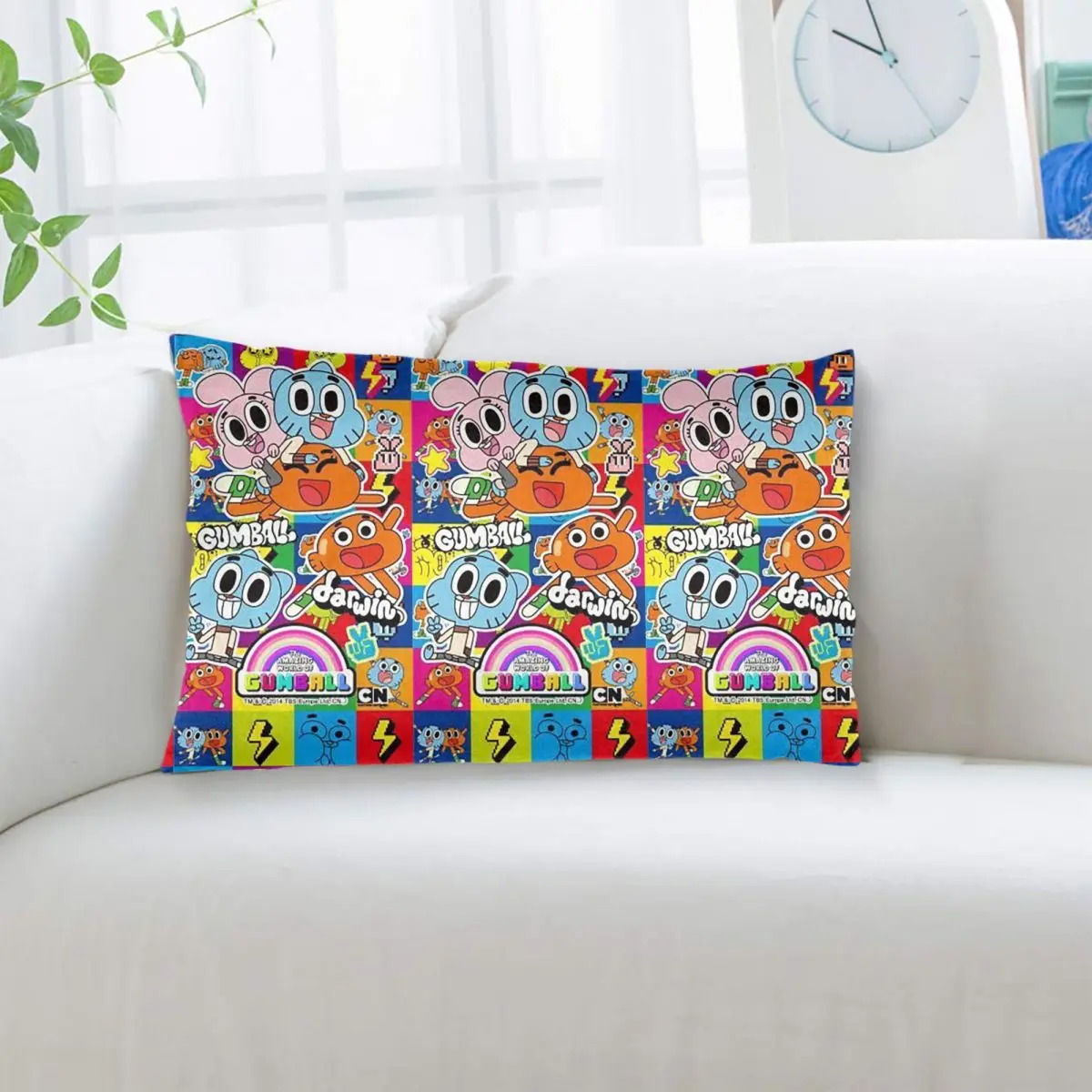 The Amazing World Of Gumball Rectangle Pillowcase Cushion Cover Decorative Bedroom Bed Home Comfort Throw Pillow