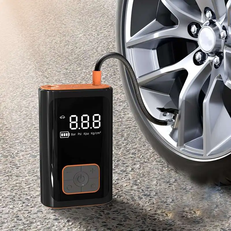 

150Psi Cordless Car Air Pump Digital Display Portable Air Pump Electric Air Pump Car Tire Pressure Bicycle Inflator with LED Eme