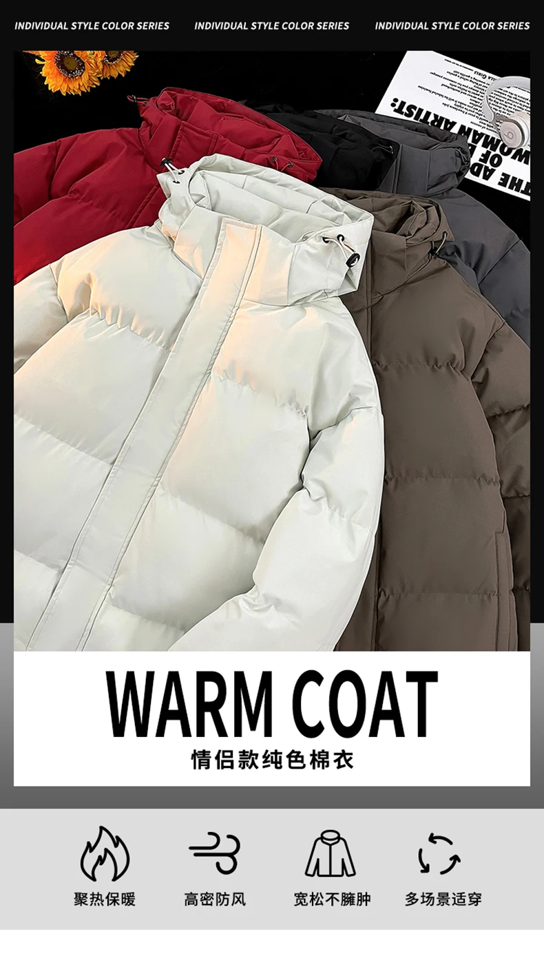

Windproof Outwear Hat Parkas New Winter Jacket Male Warm Waterproof Parkas Jacket Coat Mens Autumn Hooded Casual Brand Parkas