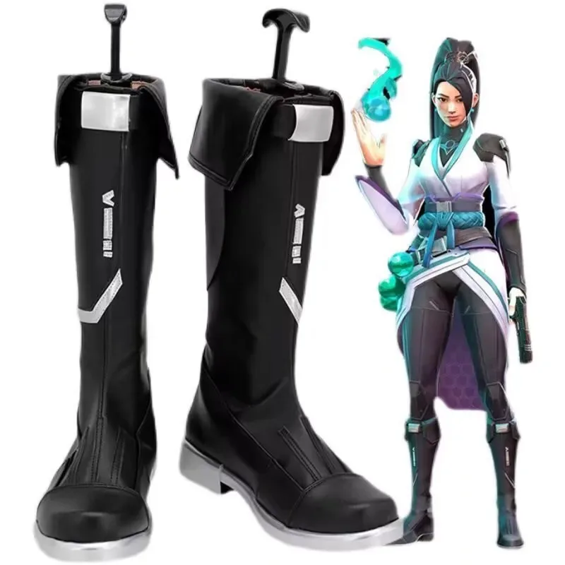 لعبة VALORANT Shoe Sage Cosplay Shoes