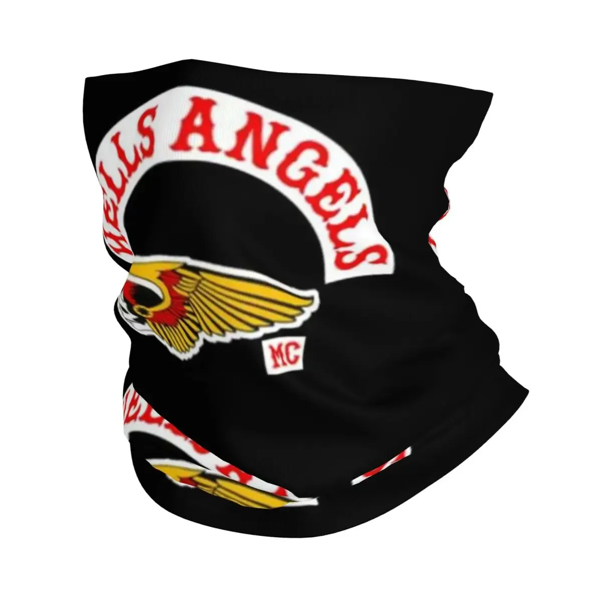 Hells Angels Logo Bandana Neck Cover Printed Face Scarf Multifunction FaceMask Riding Unisex Adult Breathable