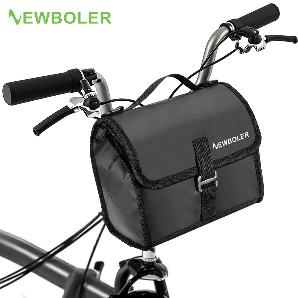 NEWBOLER Foldable Brompton Bag 4L-7L Large Capacity Brompton Front Bag Waterproof Insulated Bike Bag For Brompton Folding Bike 