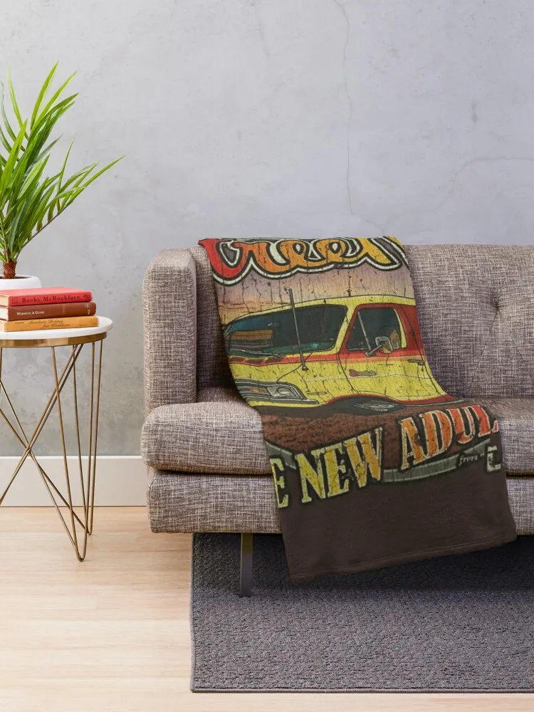 Street Van '76 Throw Blanket Heavy Decorative Beds Blankets