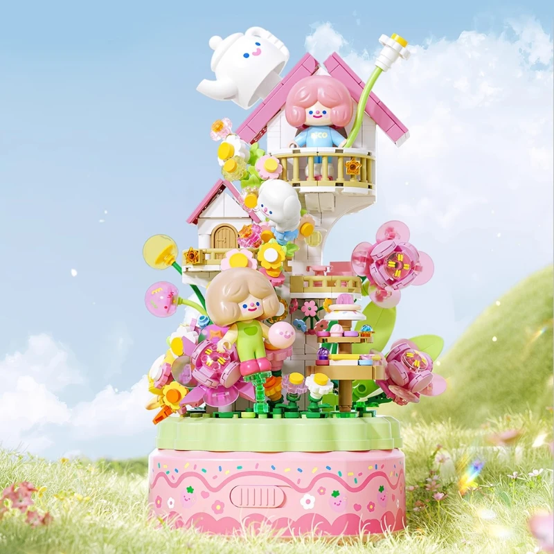 جديد RiCO و FARMER BOB يبحث عن Unicorn ثمانية صناديق موسيقية اللبنات لتقوم بها بنفسك اللعب هدايا عيد ميلاد فتاة