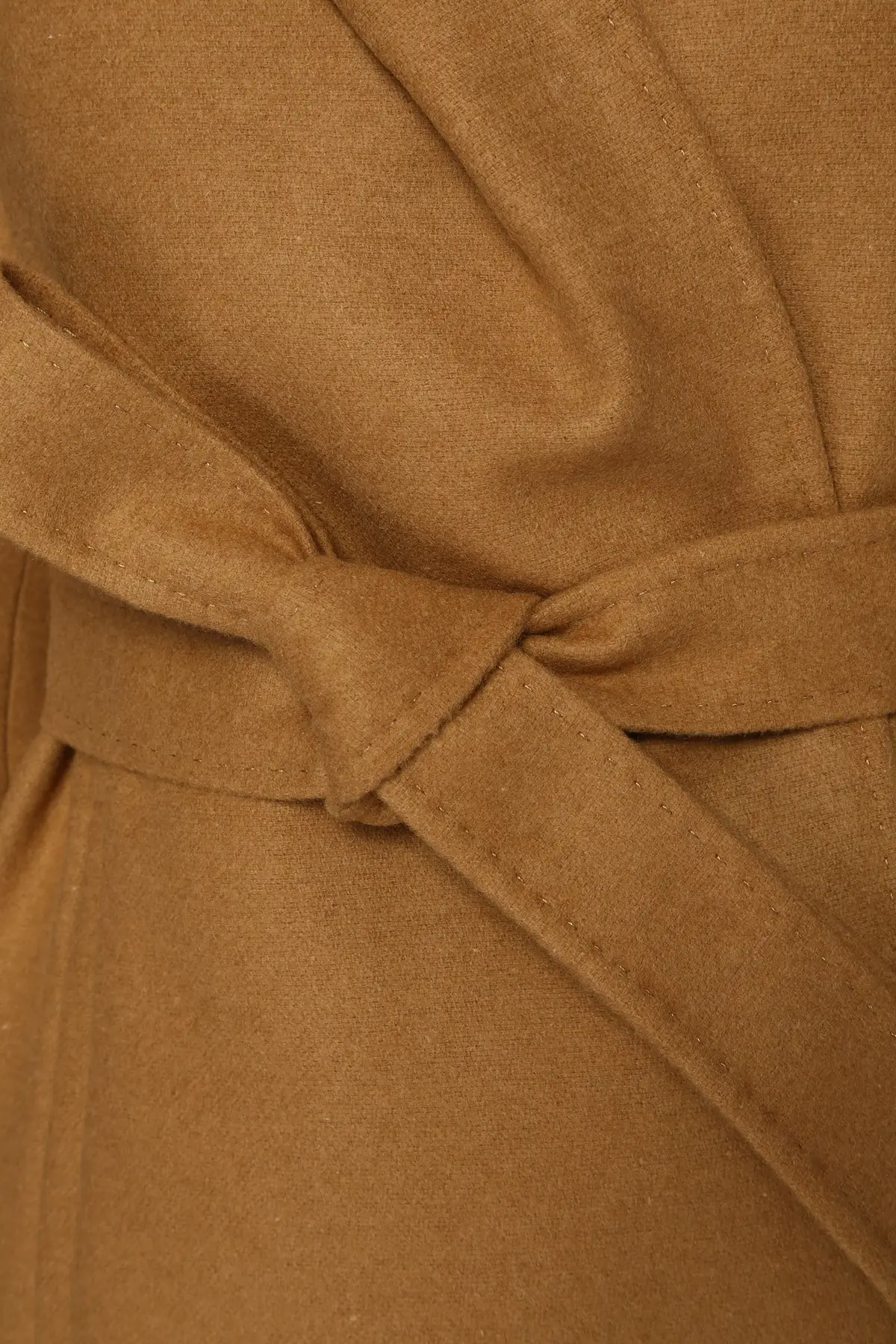 Manteau en coton marron pour femmes, manches longues, ceinture épaisse, élégant, utile, mode automne-hiver 2021