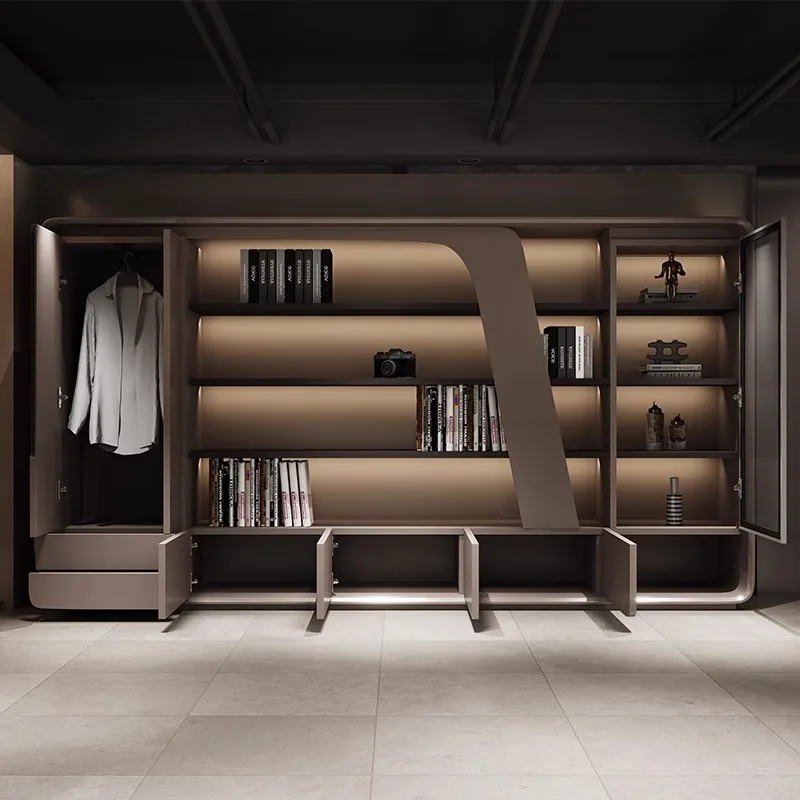 Archivador de madera de pared