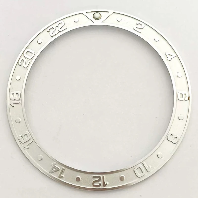 High-Quality Magnalium Digits 38mm-30.5mm Two-tone Color GMT Watch Bezel Insert Fit 40mm SUB Watch Case NH35 NH36 Movement Bezel