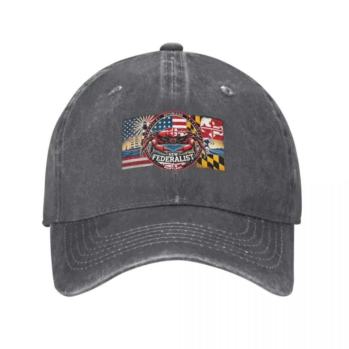 

Maryland New Federalist Baseball Cap Anime Male hat Caps For Men Women's