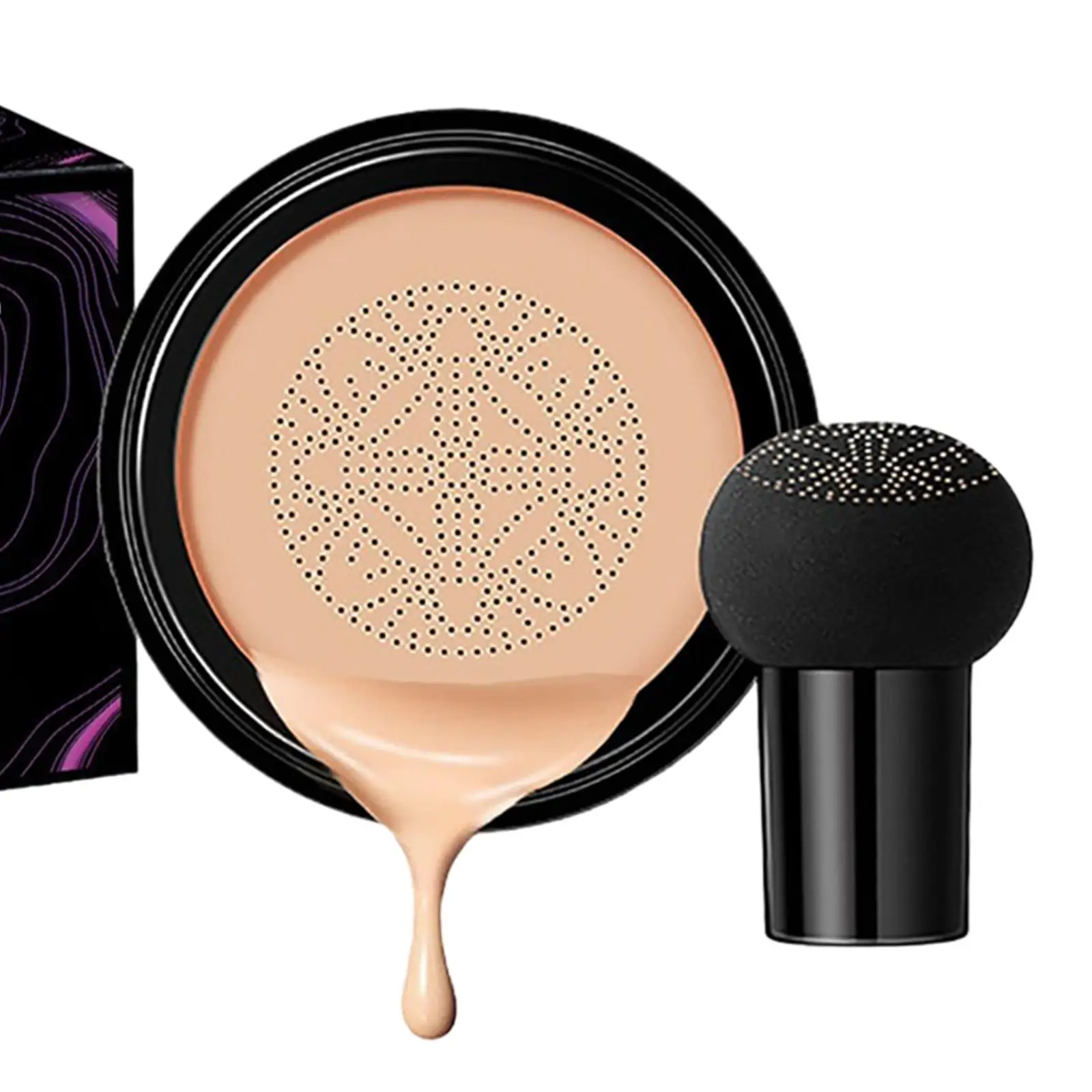 Mushroom Head Air Cushion cc Cream, Foundation Highlighting Conceal Flaws and Invisible Pores