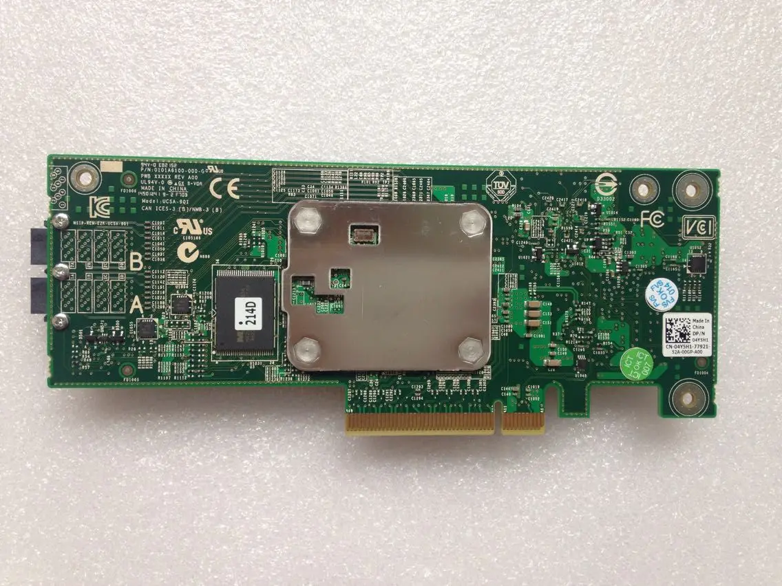 Imagem -05 - para os Servidores de Dell Perc Porto 12gb Pci-e Raid0.1.5.jbod Controlador Raid H330