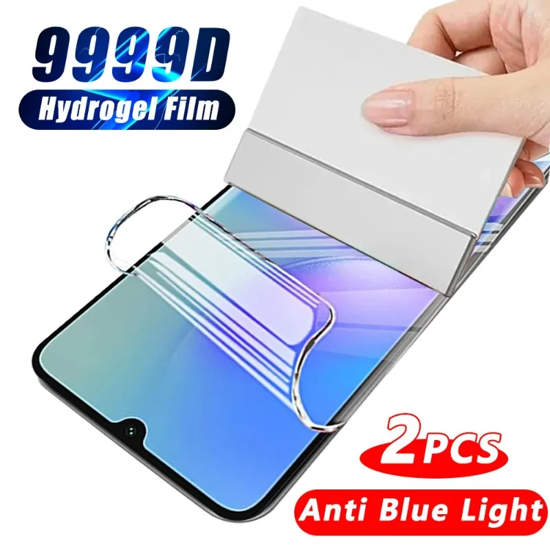 2Pcs Full Cover Screen Protector Hydrogel Film For Samsung Galaxy S25 S24 S23 S22 S21 S20 S10 Ultra Fe Note 20 10 9 Lite Plus