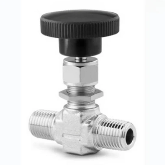 SS-1RM2 Stainless Steel Integral Valve Cap Needle Valve 0.37 Cv 1/8 in. External Thread MNPT