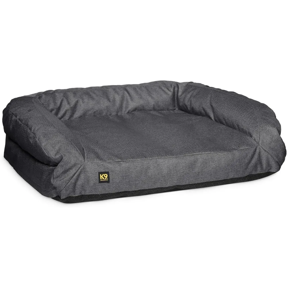 

Ballistics Tough Orthopedic Small Bolster Dog Bed - Washable, Durable and Water Resistant Dog Bed - Made for Toy and X-Small