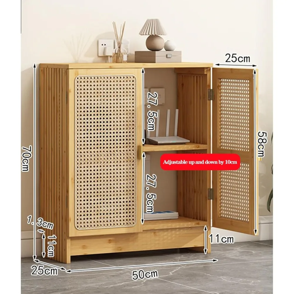 Gabinete de almacenamiento de enrutador WiFi de pie para módemas de cables de caja de almacenamiento de enrutador y equipos de red - Diseño elegante con Ve