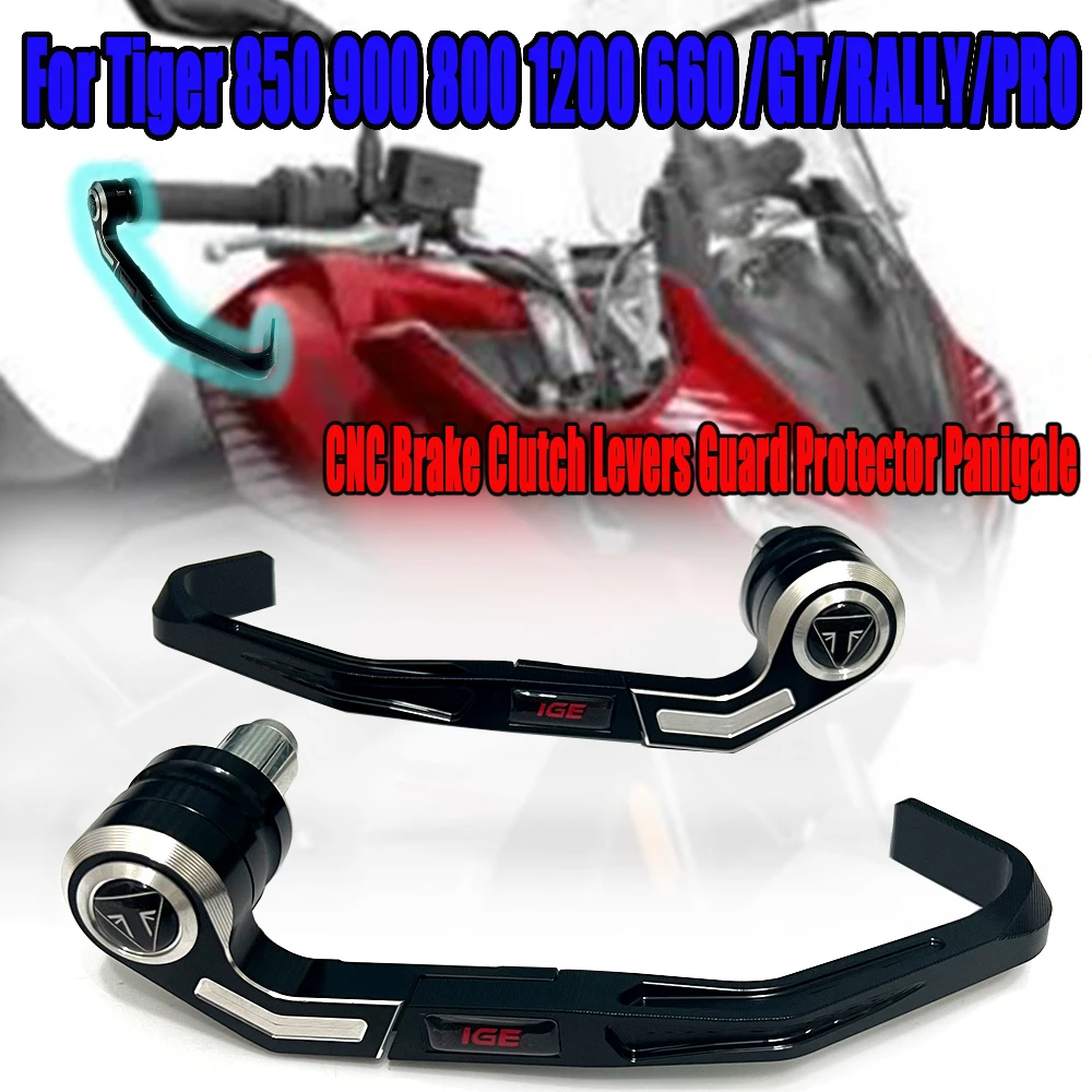 For Tiger  850 800 1200 Motorcycle CNC Brake Clutch Levers Guard Protector Panigale 660 900/GT/RALLY/PRO Handle Bar Grips Guard