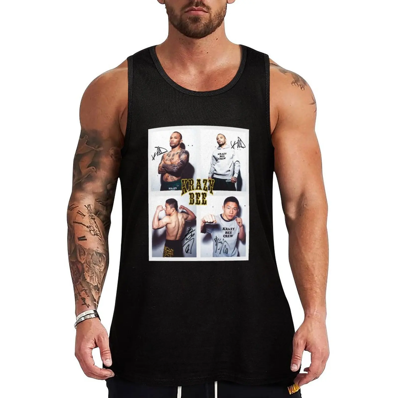

krazy bee gym Classic Tank Top T-shirt sports bodybuilding t-shirt Vest